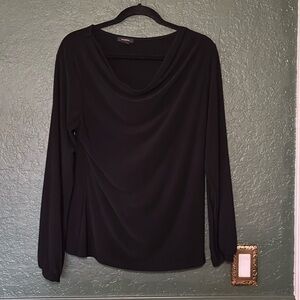 Halogen Long Sleeve Chiffon Top
